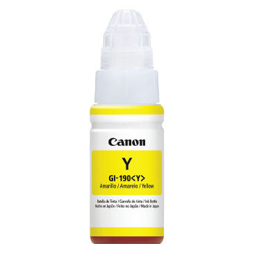 TINTA CANON GI-190 YELLOW (G3110/G3100/G2110/G2100/G4100/G4110)