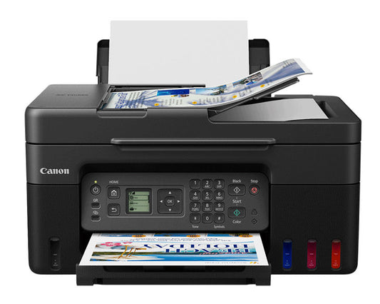 Impresora Canon PIXMA G4170 Color Tinta Continua WiFi - Multifuncional - ADF Automático - Fax - Pantalla LCD | 11 ppm Negro / 6 ppm Color