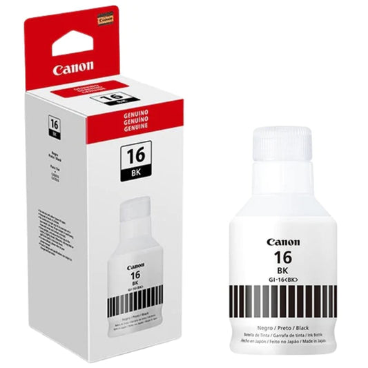 TINTA CANON GI-16 BK NEGRO (GX3010/GX4010/GX5010/GX6010/GX7010)