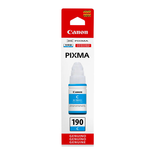TINTA CANON GI-190 CYAN (G3110/G3100/G2110/G2100/G4100/G4110)