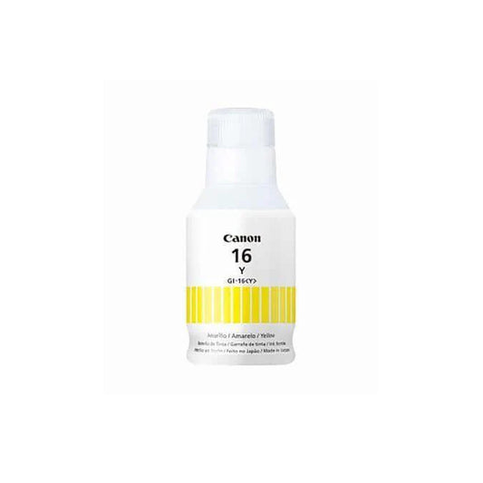 TINTA CANON GI-16 Y AMARILLO (GX3010/GX4010/GX5010/GX6010/GX7010)