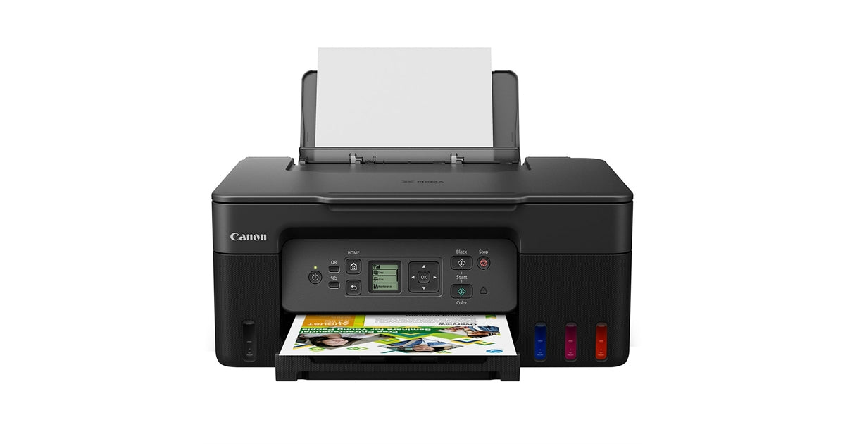 Impresora Canon PIXMA G3170 Color Tinta Continua WiFi - Multifuncional - Botellas de Tinta de Alto Rendimiento - Pantalla LCD 3.4 cm | 8.8 ppm Negro / 5 ppm Color