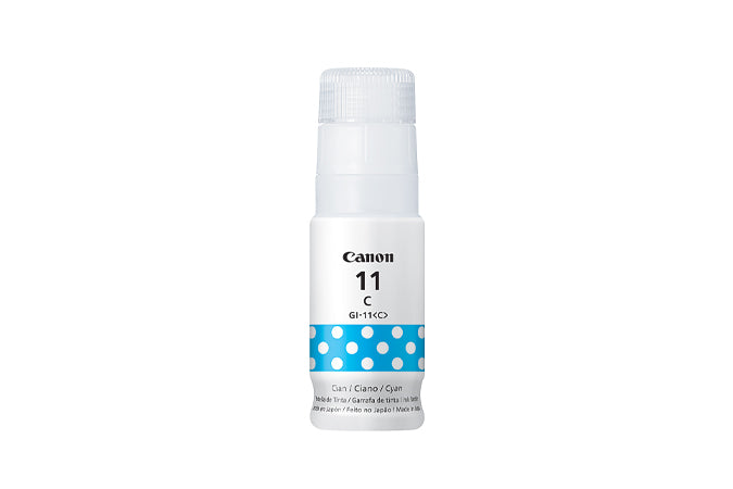 TINTA CANON GI-11 C CYAN 70ml (G1130/G2160/G3160/G2170/G3170/G4170/G3180/G4180)