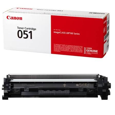 TONER CANON 051 NEGRO ORIGINAL (LBP162dw/MF264dw/MF267dw/MF269dw) | 1,700 Páginas