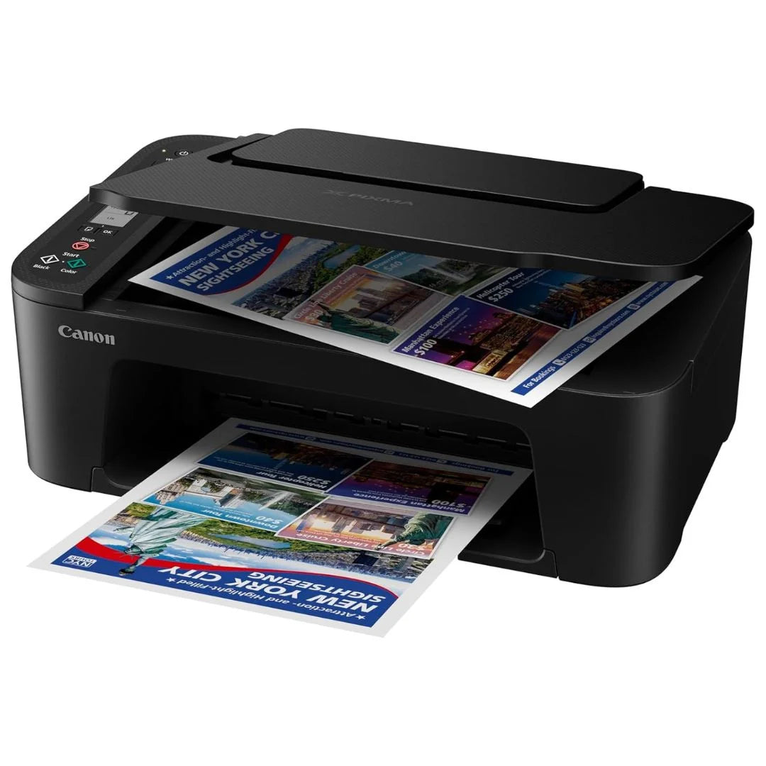 Impresora Canon Pixma TS3610 Multifuncional WiFi - Imprime, Copia y Escanea - Cartuchos PG-145/CL-146 - Diseño Compacto | 7.7 ppm Negro / 4 ppm Color