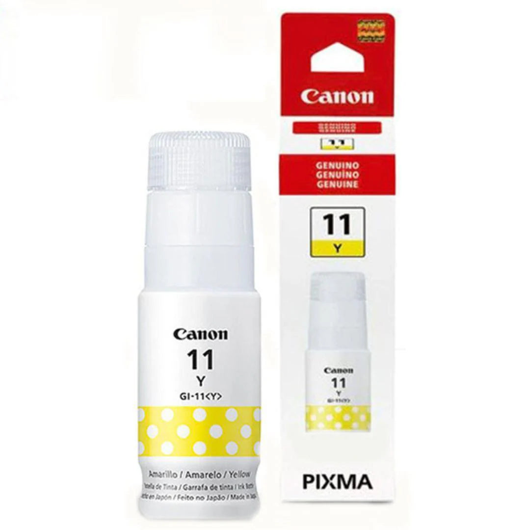 TINTA CANON GI-11 Y AMARILLO 70ml (G1130/G2160/G3160/G2170/G3170/G4170/G3180/G4180)