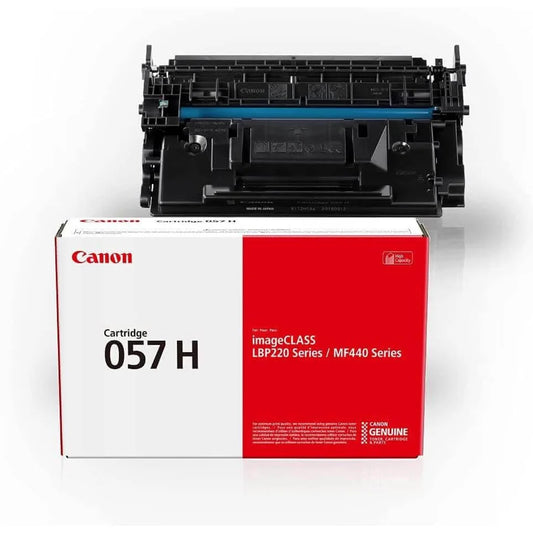 TONER CANON 057H NEGRO ORIGINAL ALTA CAPACIDAD (LBP223dw/LBP226dw/LBP227dw/LBP228dw/MF443dw/MF445dw/MF448dw/MF449dw) | 10,000 Páginas
