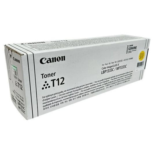 TONER CANON T12 AMARILLO ORIGINAL (imageCLASS X MF1333C/MF1333Cdw/LBP1333C) | 5,300 Páginas