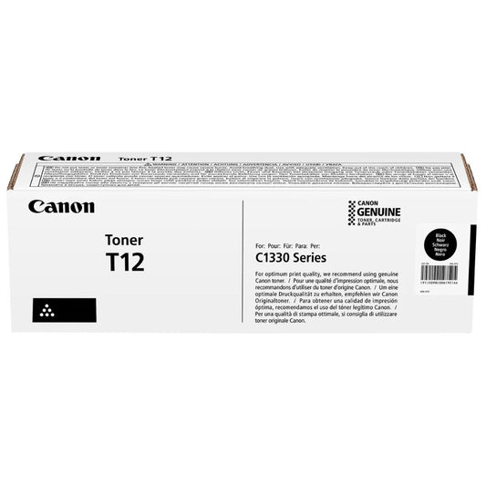 TONER CANON T12 NEGRO ORIGINAL (imageCLASS X MF1333C/MF1333Cdw/LBP1333C) | 7,400 Páginas